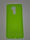 Back Cover Silicone 0.3mm Transparent for LG G7 (green) (OEM)